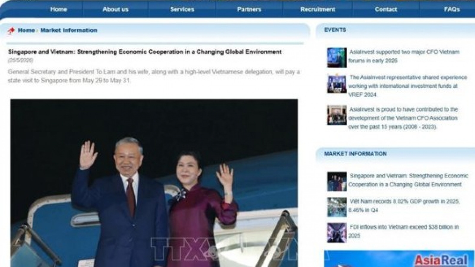 Media in island city state highlights growing importance of Vietnam-Singapore ties
